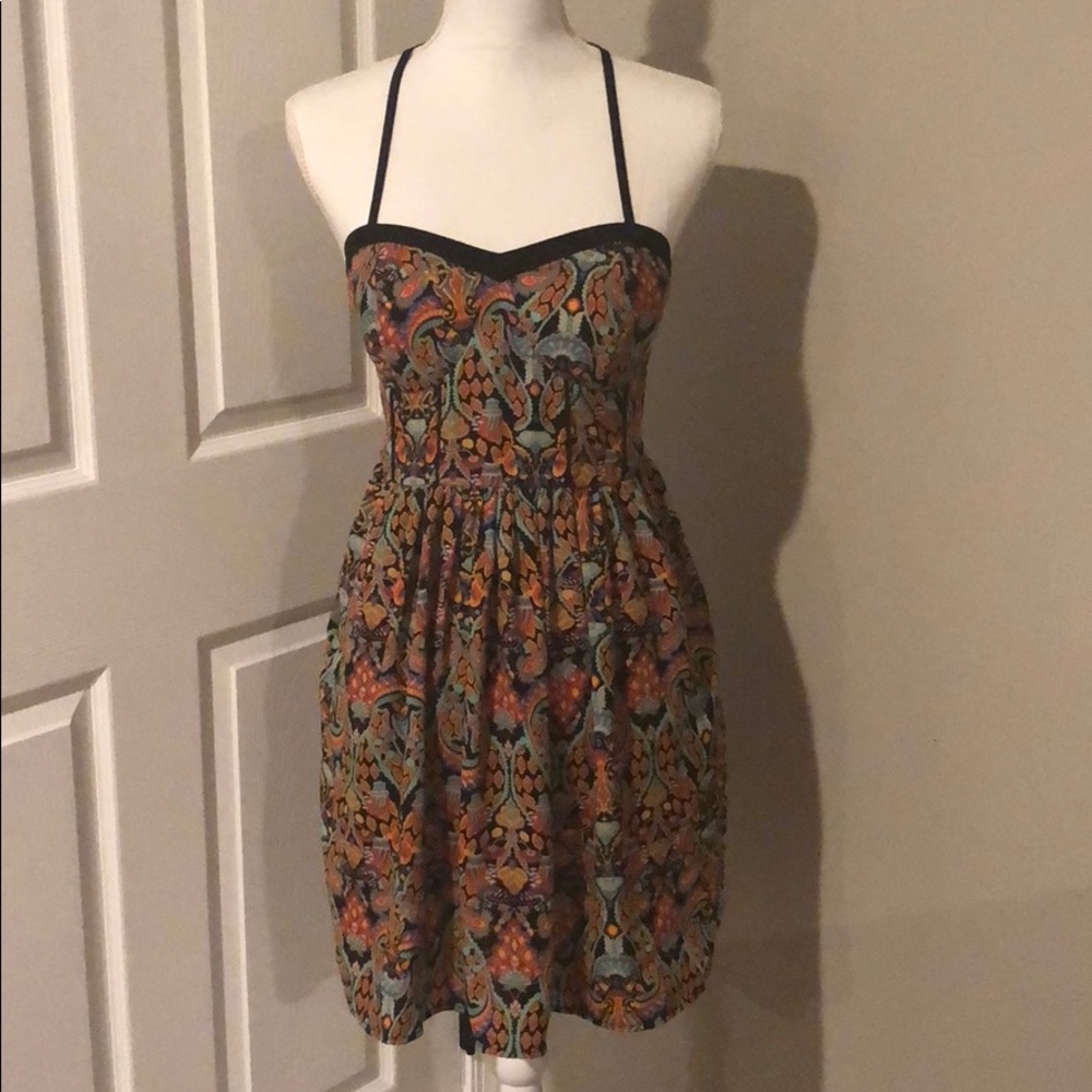 Xhilaration Medium Paisley Racer Back Dress